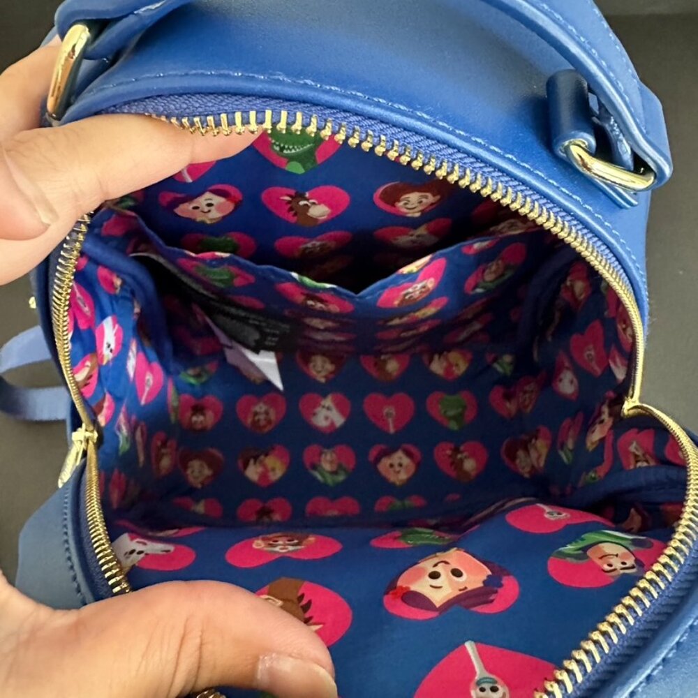 Loungefly Pixar Moment Woody & Bo Peep Mini Backpack and Wallet Toy Story 4 - Picture 6 of 16